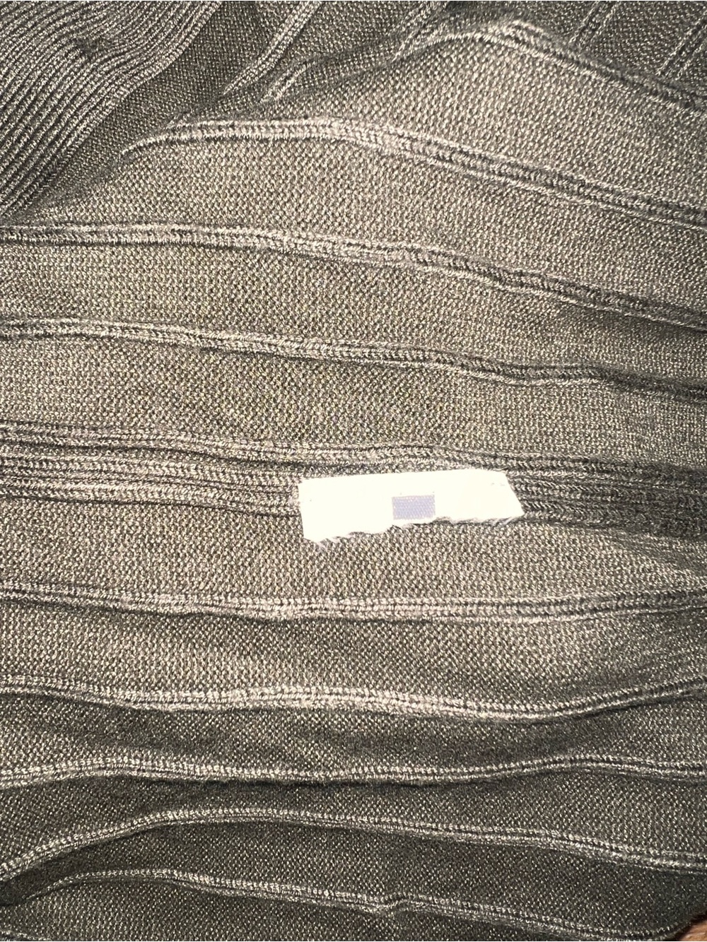 Abercrombie & Fitch Olive Ribbed Button Down Sweater Dress - Picture 5 of 5